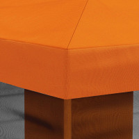 Produktbild för Gazebo-tak med sidoväggar Orange 600,5 x 300,5 cm Polyester