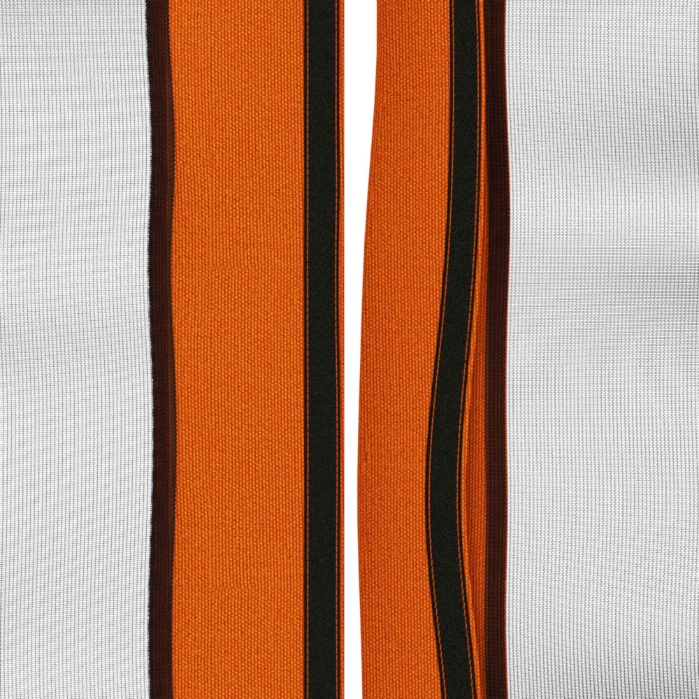 Produktbild för Gazebo-tak med sidoväggar Orange 600,5 x 300,5 cm Polyester