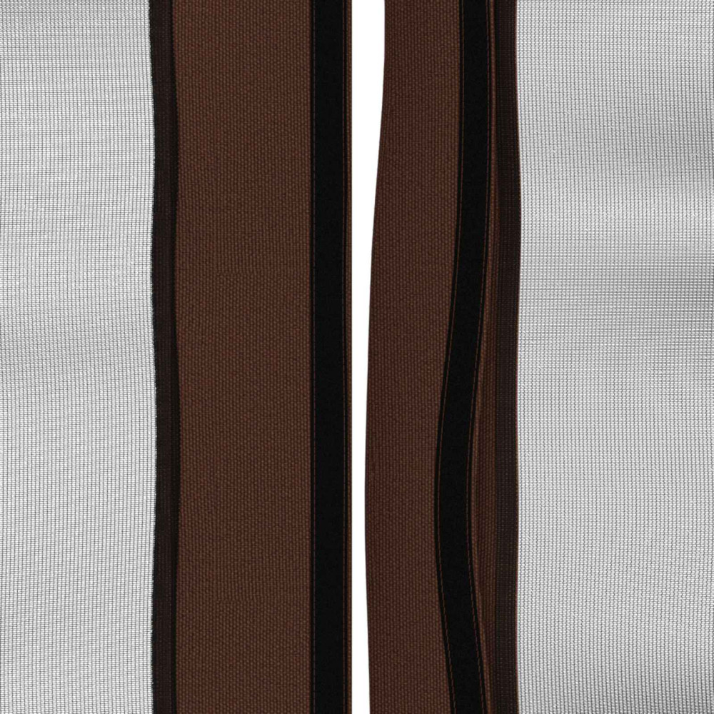 Produktbild för Gazebo-tak med sidoväggar Brun 600,5 x 300,5 cm Polyester