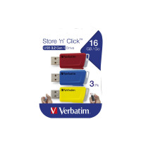 Produktbild för Verbatim Store 'n' Click - USB flash-enhet - 16 GB