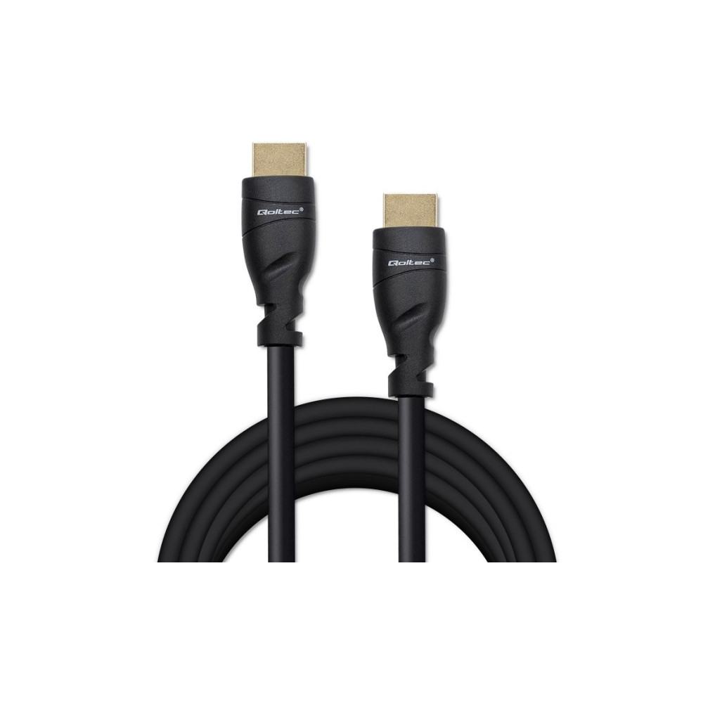 Produktbild för Qoltec GOLD - HDMI-kabel med Ethernet - 5 m