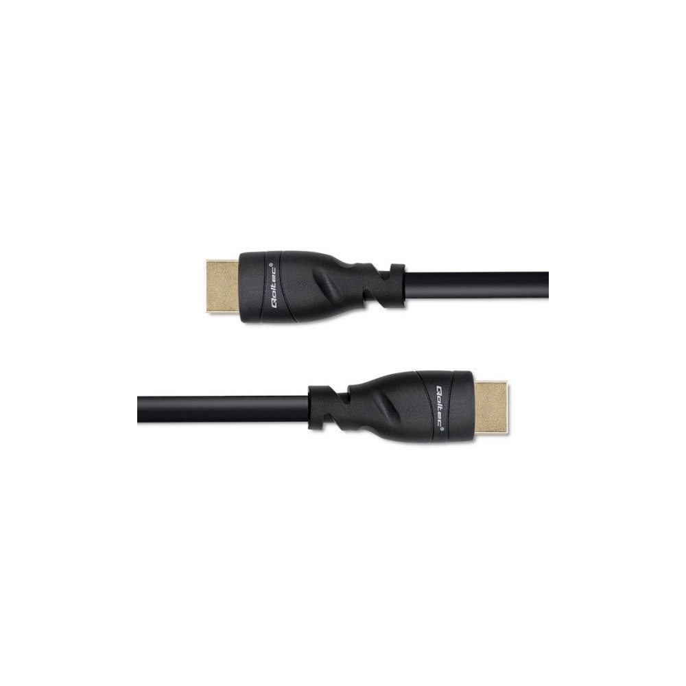 Produktbild för Qoltec GOLD - HDMI-kabel med Ethernet - 5 m