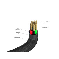 Produktbild för Verbatim Sync and Charge - USB-C / strömkabel - USB-C till USB-C - 1.2 m