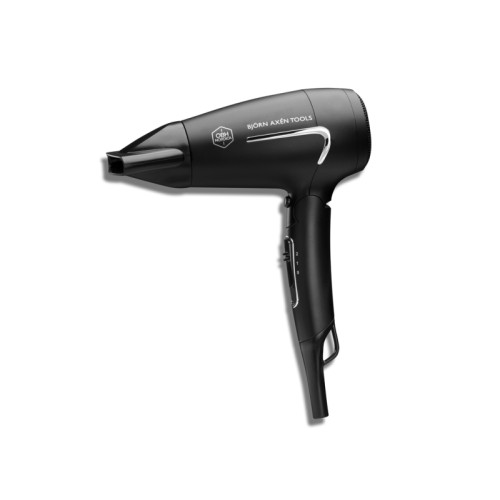 OBH Nordica Björn Axén Tools Flow Travel Hairdryer - hårtork - svart - Hårfönar