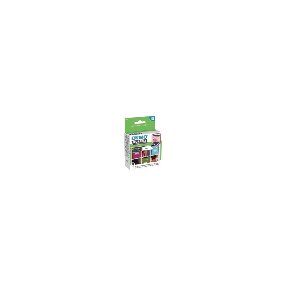 Produktbild för Dymo Durable etiketter 25 x 54 mm