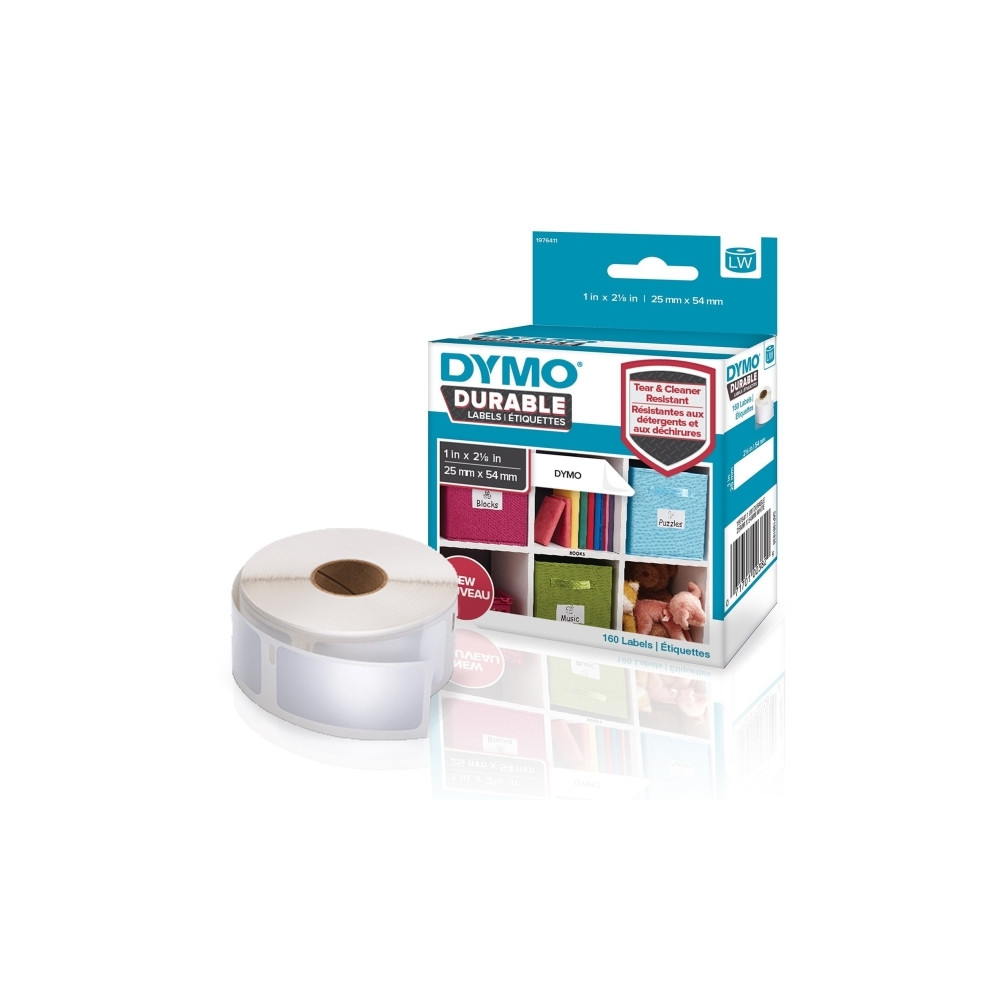 Produktbild för Dymo Durable etiketter 25 x 54 mm