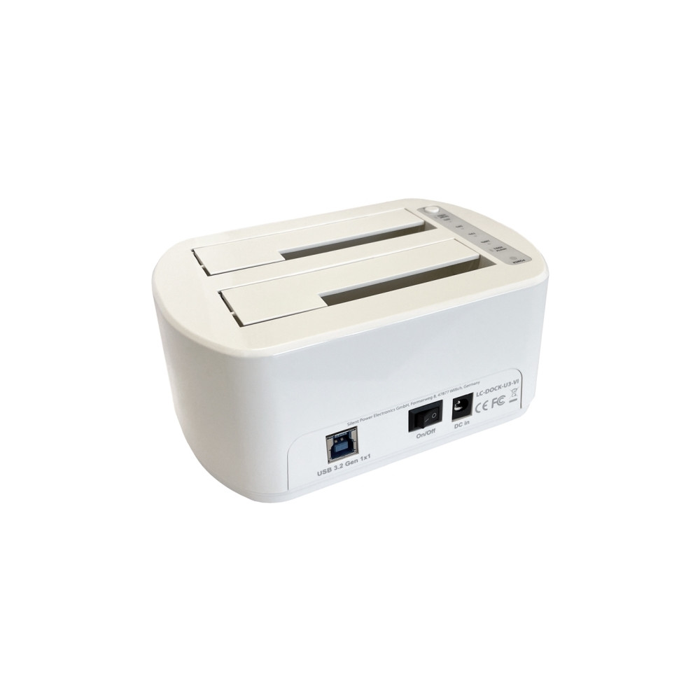 Produktbild för LC Power LC-DOCK-U3-VI - HDD / SSD dockningsstation - SATA - USB 3.2 (Gen 2x1)