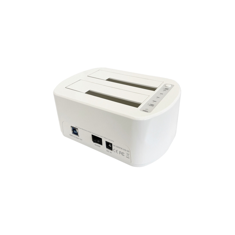 Produktbild för LC Power LC-DOCK-U3-VI - HDD / SSD dockningsstation - SATA - USB 3.2 (Gen 2x1)