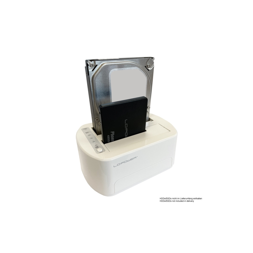 Produktbild för LC Power LC-DOCK-U3-VI - HDD / SSD dockningsstation - SATA - USB 3.2 (Gen 2x1)