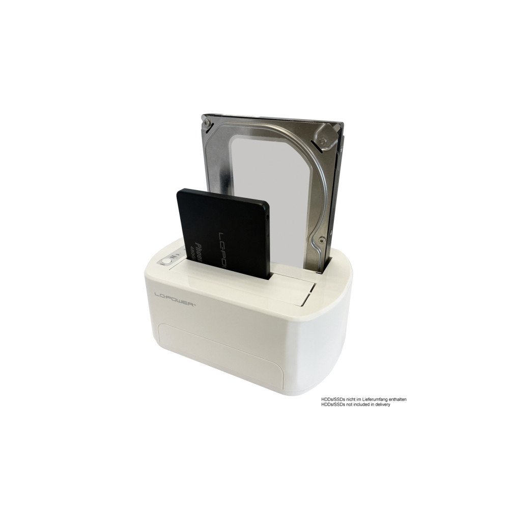 Produktbild för LC Power LC-DOCK-U3-VI - HDD / SSD dockningsstation - SATA - USB 3.2 (Gen 2x1)