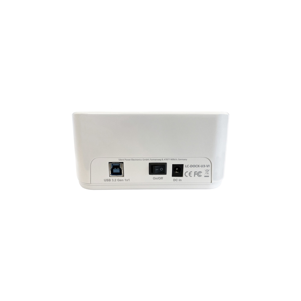 Produktbild för LC Power LC-DOCK-U3-VI - HDD / SSD dockningsstation - SATA - USB 3.2 (Gen 2x1)