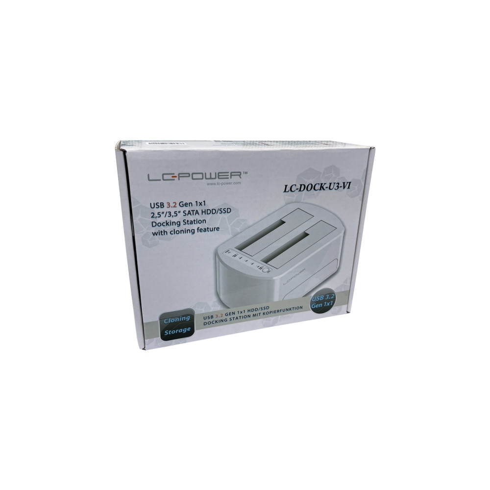 Produktbild för LC Power LC-DOCK-U3-VI - HDD / SSD dockningsstation - SATA - USB 3.2 (Gen 2x1)
