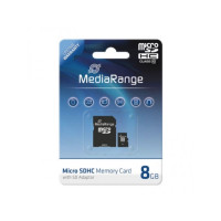 Produktbild för MediaRange - flash-minneskort - 8 GB - microSDHC