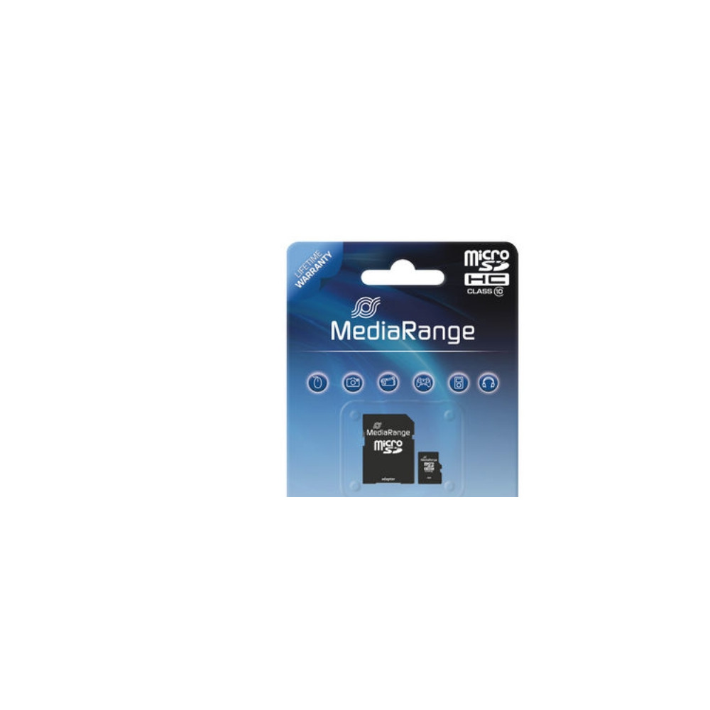 Produktbild för MediaRange - flash-minneskort - 8 GB - microSDHC