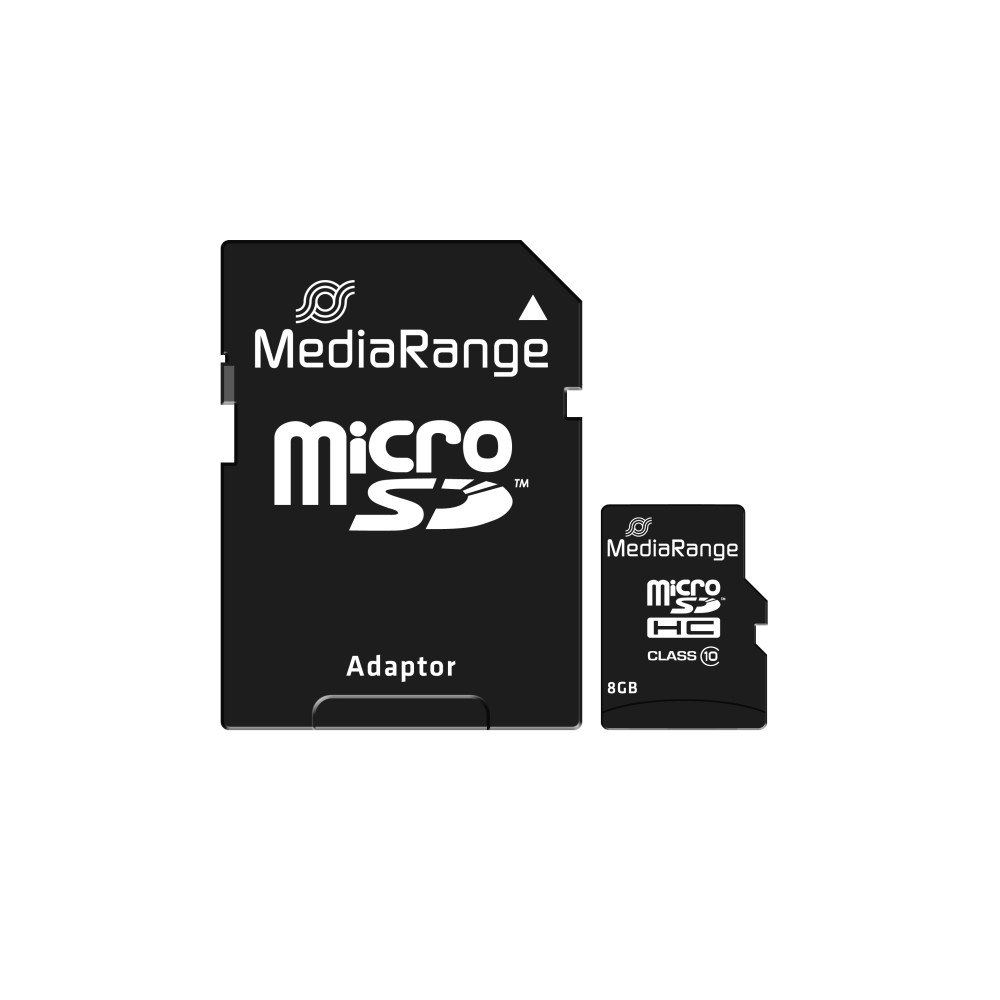 Produktbild för MediaRange - flash-minneskort - 8 GB - microSDHC