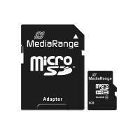 Produktbild för MediaRange - flash-minneskort - 8 GB - microSDHC