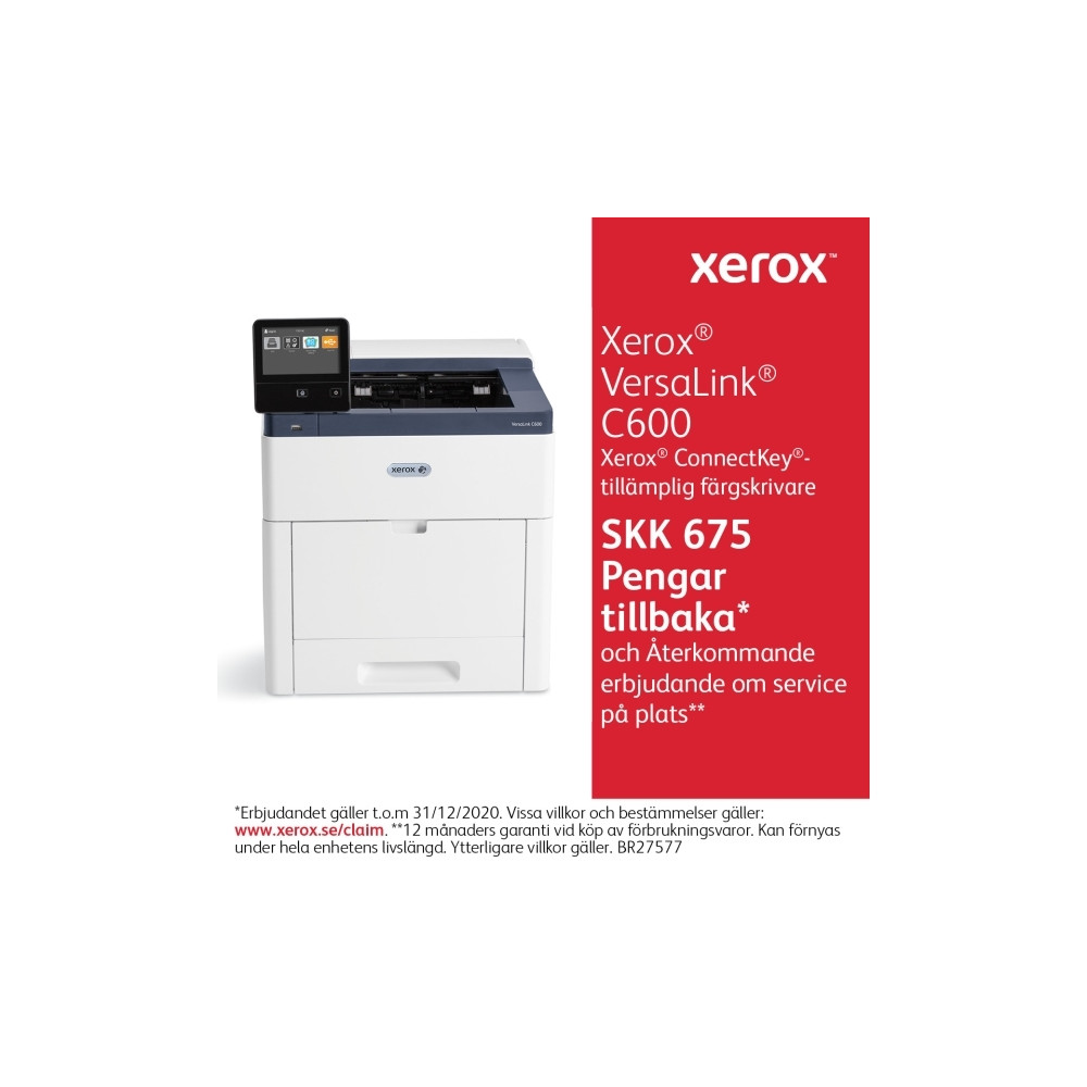 Produktbild för Xerox VersaLink C605 - svart - original - tonerkassett