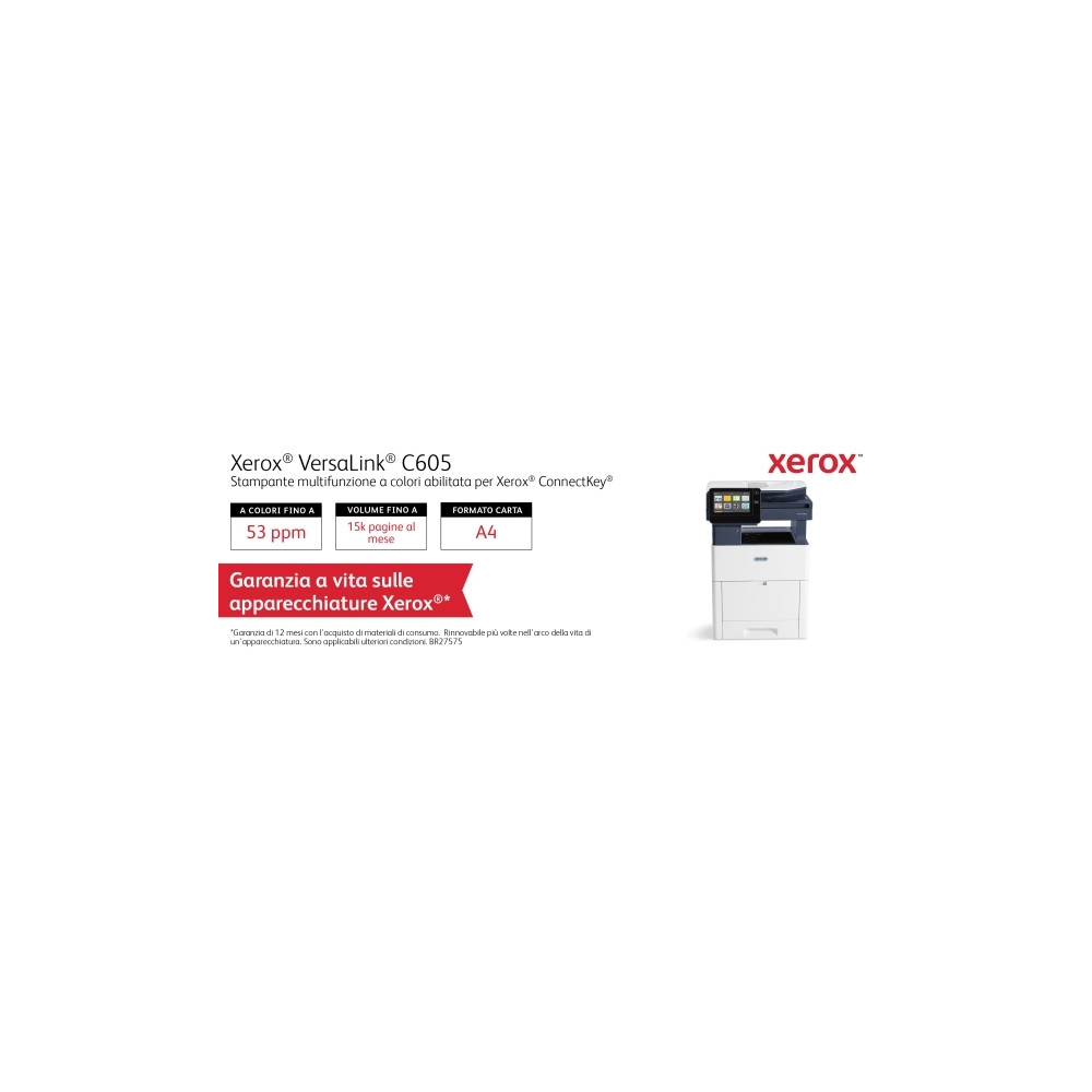 Produktbild för Xerox VersaLink C605 - svart - original - tonerkassett