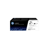 Produktbild för HP 83A - 2-pack - svart - original - LaserJet - tonerkassett (CF283AD)