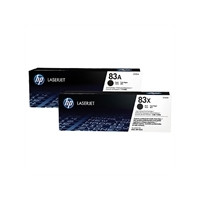 Produktbild för HP 83A - 2-pack - svart - original - LaserJet - tonerkassett (CF283AD)