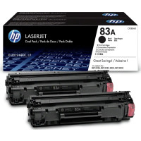 Produktbild för HP 83A - 2-pack - svart - original - LaserJet - tonerkassett (CF283AD)