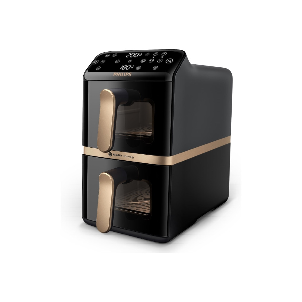 Produktbild för Philips 4000 Series NA462 - dubbel luftfritös - svart/mörkgrå