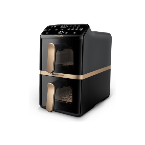Philips Philips 4000 Series NA462 - dubbel luftfritös - svart/mörkgrå