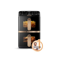 Produktbild för Philips 4000 Series NA462 - dubbel luftfritös - svart/mörkgrå