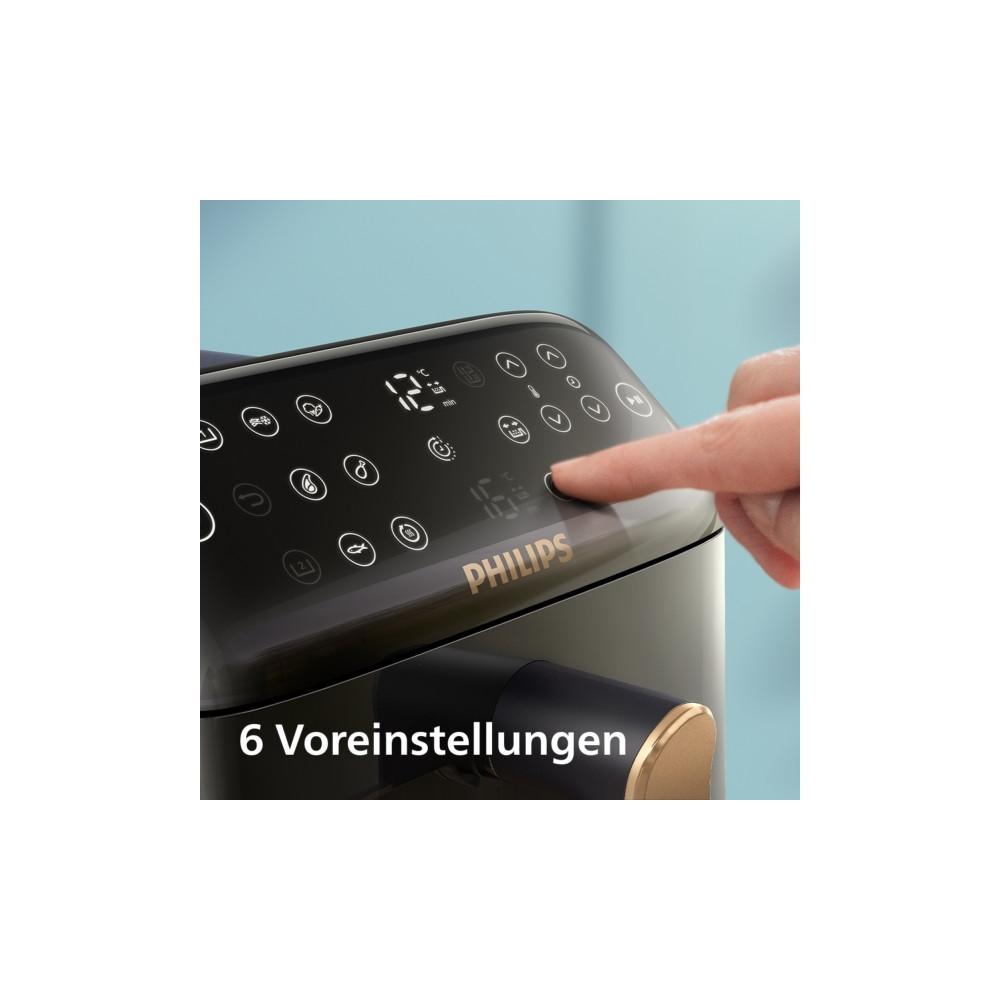 Produktbild för Philips 4000 Series NA462 - dubbel luftfritös - svart/mörkgrå