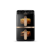 Produktbild för Philips 4000 Series NA462 - dubbel luftfritös - svart/mörkgrå