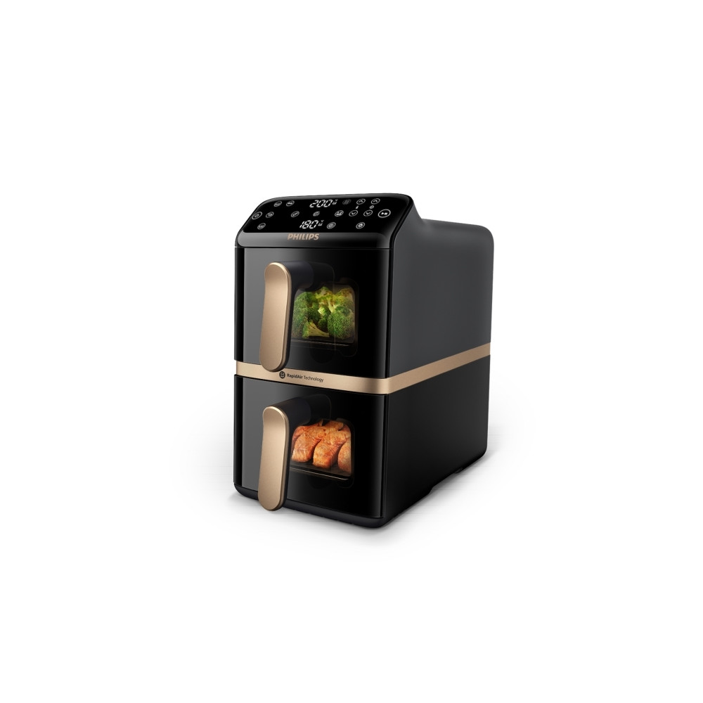Produktbild för Philips 4000 Series NA462 - dubbel luftfritös - svart/mörkgrå