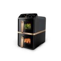 Produktbild för Philips 4000 Series NA462 - dubbel luftfritös - svart/mörkgrå