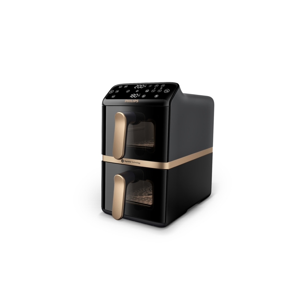 Produktbild för Philips 4000 Series NA462 - dubbel luftfritös - svart/mörkgrå