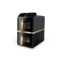Produktbild för Philips 4000 Series NA462 - dubbel luftfritös - svart/mörkgrå