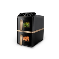 Produktbild för Philips 4000 Series NA462 - dubbel luftfritös - svart/mörkgrå