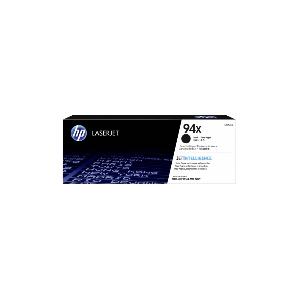 Produktbild för HP 94X - svart - original - LaserJet - tonerkassett (CF294X)
