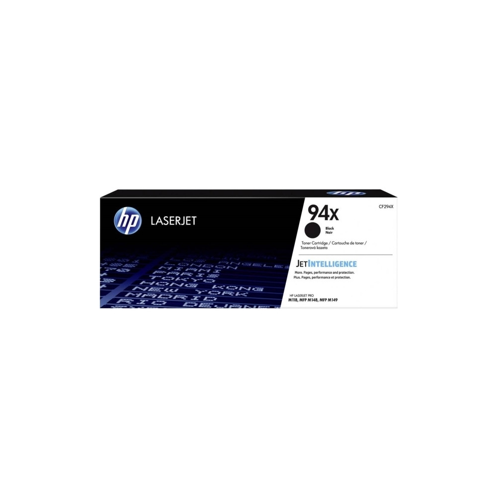 Produktbild för HP 94X - svart - original - LaserJet - tonerkassett (CF294X)