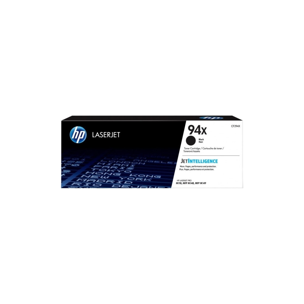 Produktbild för HP 94X - svart - original - LaserJet - tonerkassett (CF294X)