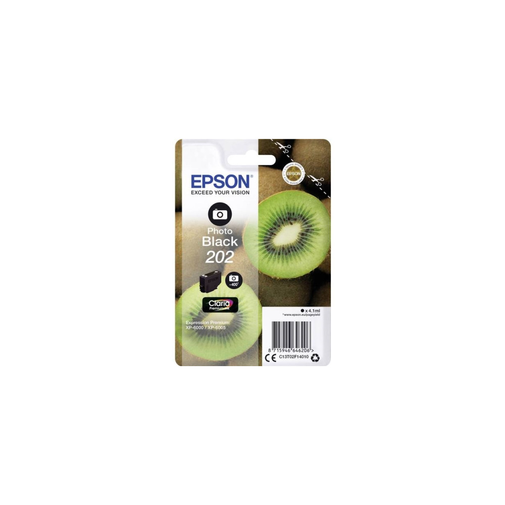 Produktbild för Epson 202 - foto-svart - original - bläckpatron