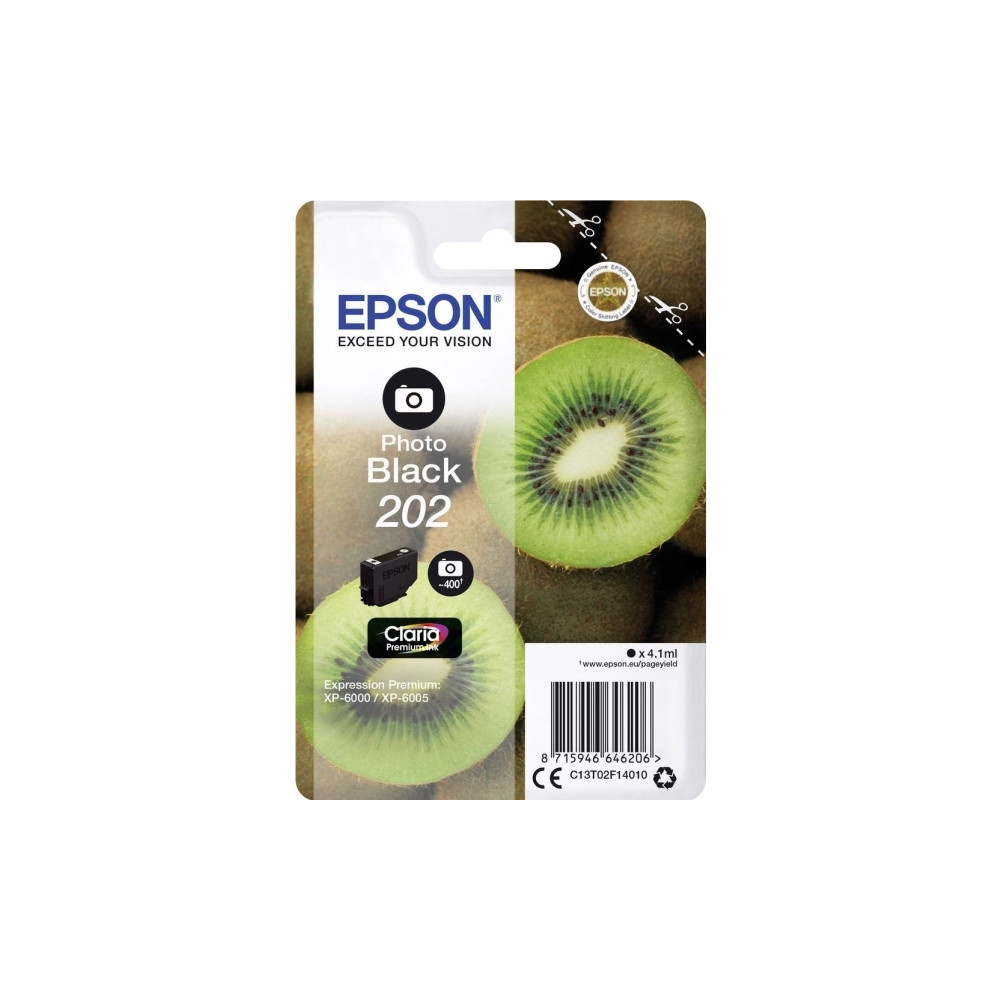 Produktbild för Epson 202 - foto-svart - original - bläckpatron