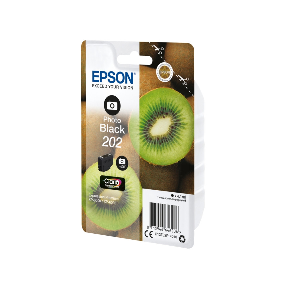 Produktbild för Epson 202 - foto-svart - original - bläckpatron