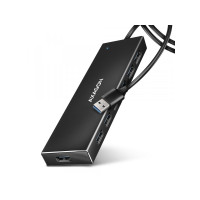 Produktbild för AXAGON HUE-F7A - hubb - flat - 7 portar
