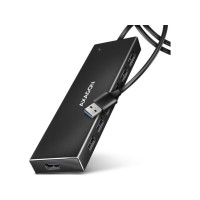 Produktbild för AXAGON HUE-F7A - hubb - flat - 7 portar