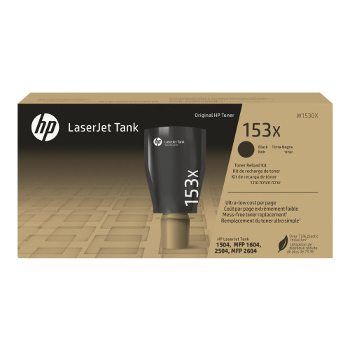 HP HP 153X - hög kapacitet - svart - original - LaserJet - tonerkassett (W1530X)