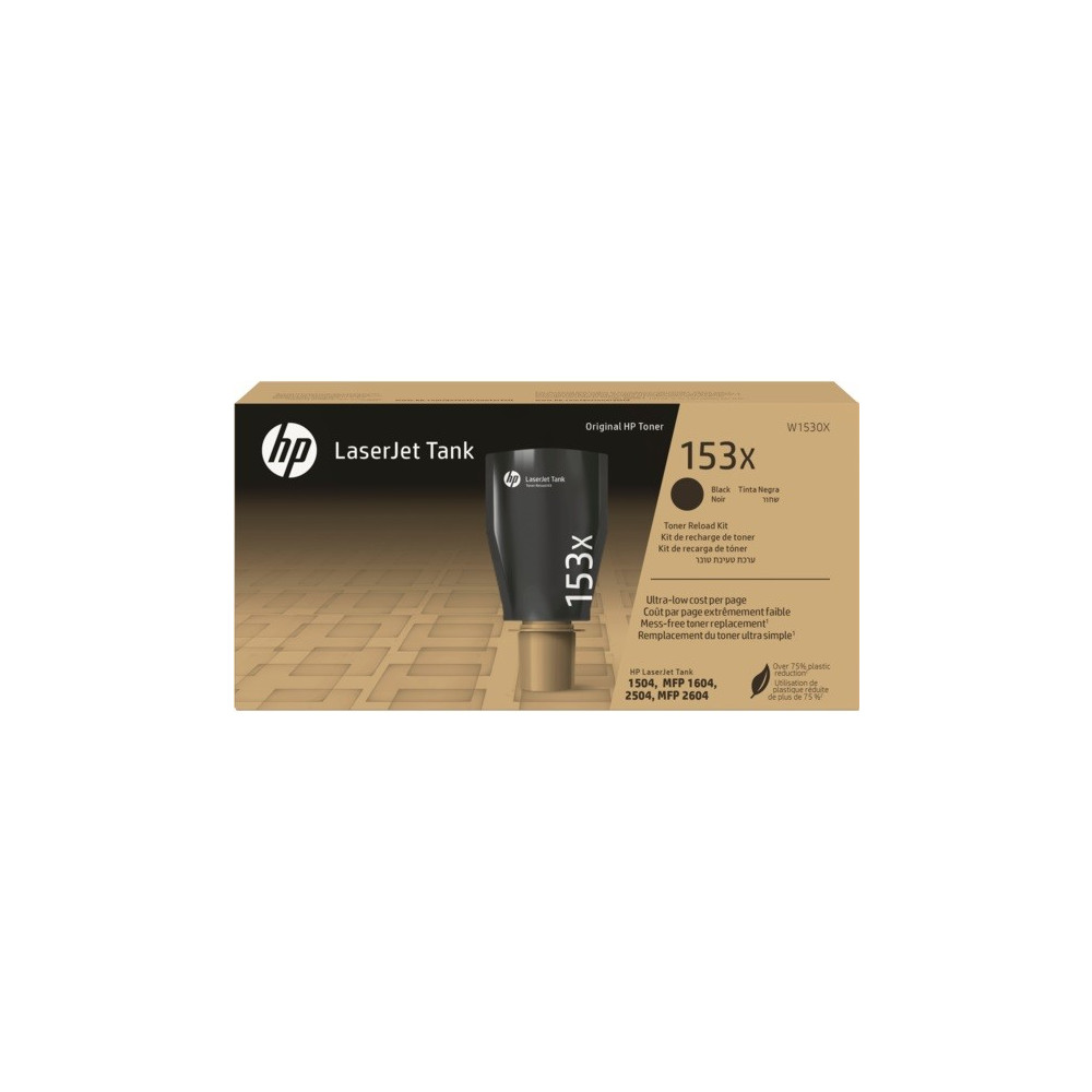 Produktbild för HP 153X - hög kapacitet - svart - original - LaserJet - tonerkassett (W1530X)