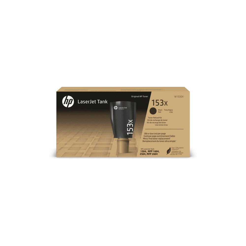 Produktbild för HP 153X - hög kapacitet - svart - original - LaserJet - tonerkassett (W1530X)