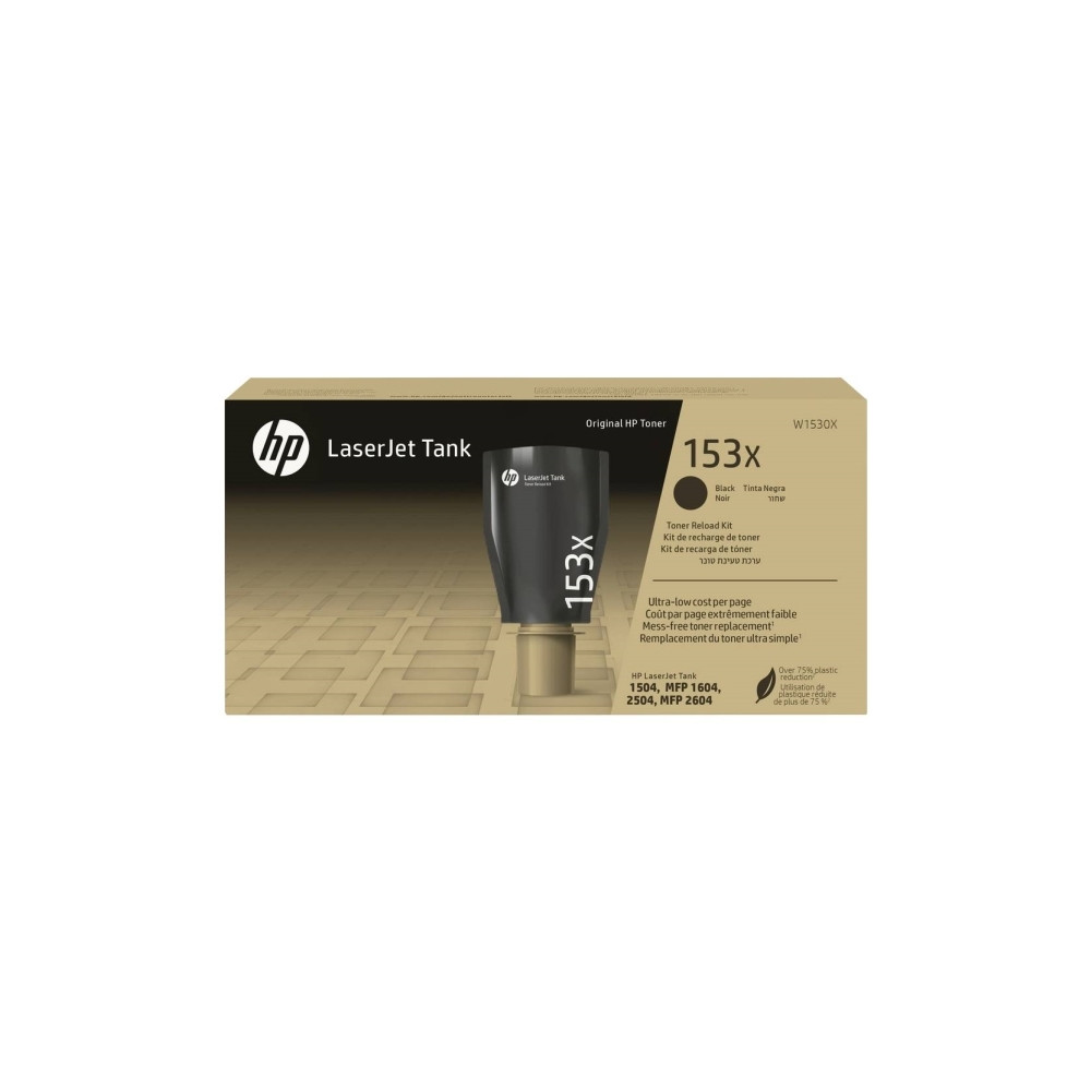 Produktbild för HP 153X - hög kapacitet - svart - original - LaserJet - tonerkassett (W1530X)