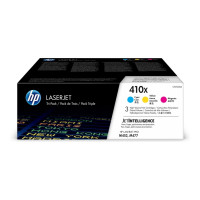 Produktbild för HP 410X - 3-pack - Lång livslängd - gul, cyan, magenta - original - LaserJet - tonerkassett (CF252XM)