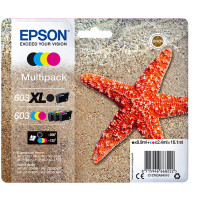 Produktbild för Epson 603 Multipack - 4-pack - svart, gul, cyan, magenta - original - bläckpatron