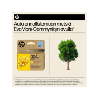 Produktbild för HP 924e EvoMore - gul - original - bläckpatron
